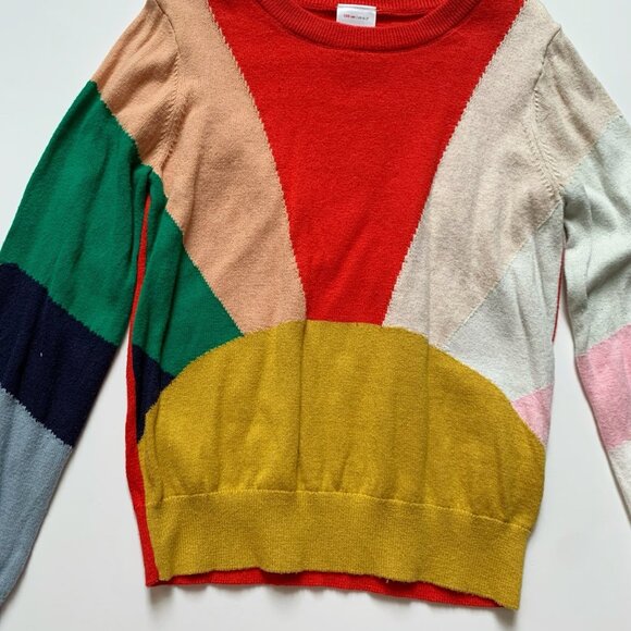 Hanna Sndersson Girl Rainbow cotton Sweater 6-7 years - Picture 2 of 4